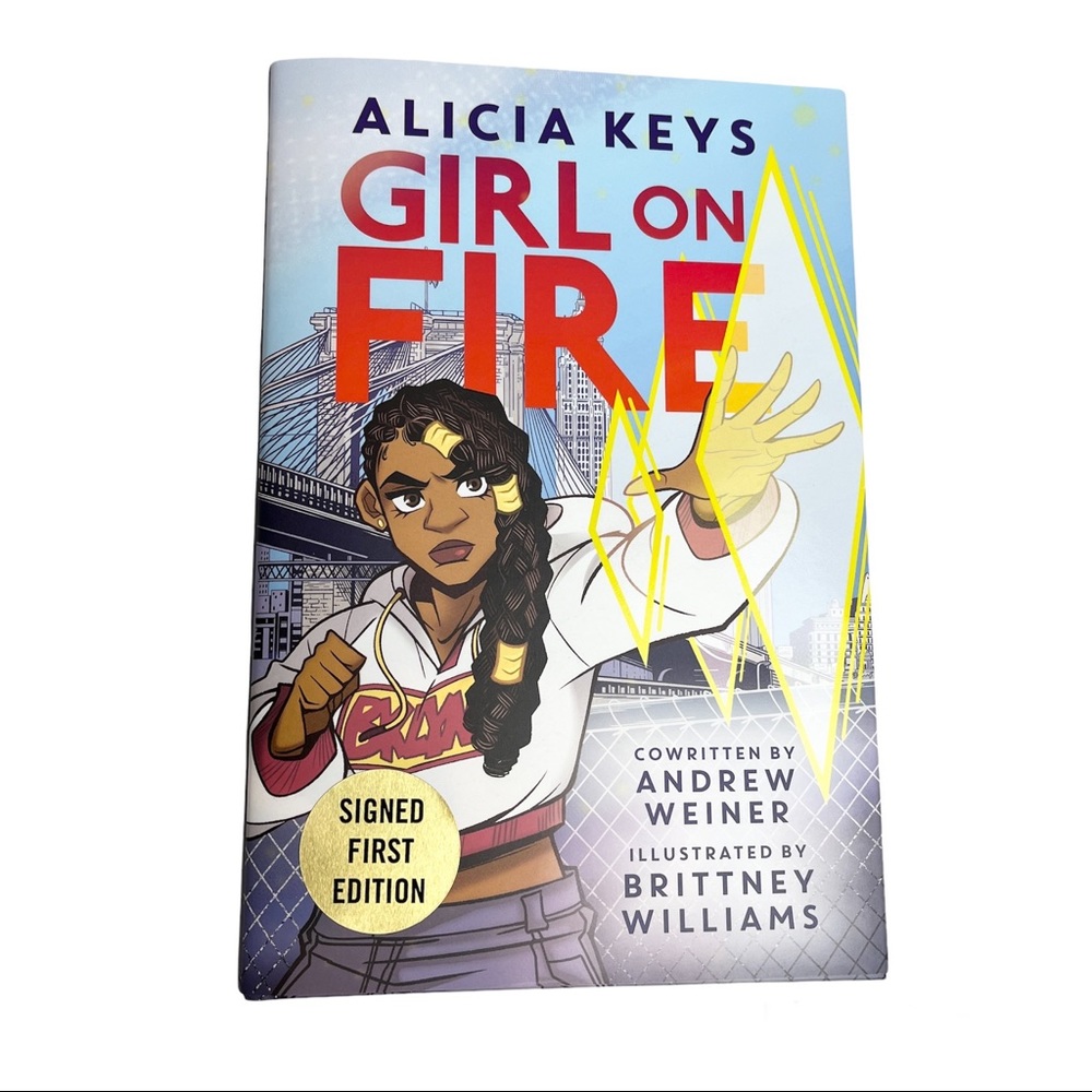 SIGNED Girl On Fire By Alicia Keys (2022 1st Edition Hardcover Book) New